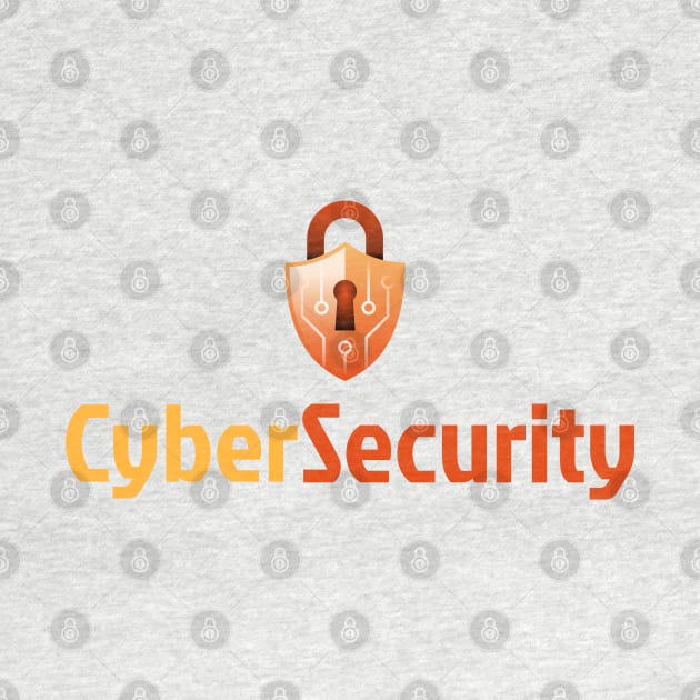 Cyber Security Orange by Cyber Club Tees